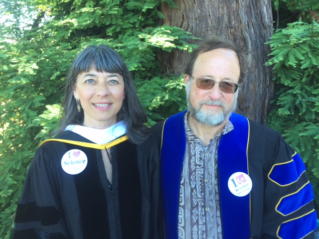 Speaker Deborah Moore & Provost Ronnie Lipschutz @ 2017 commencement